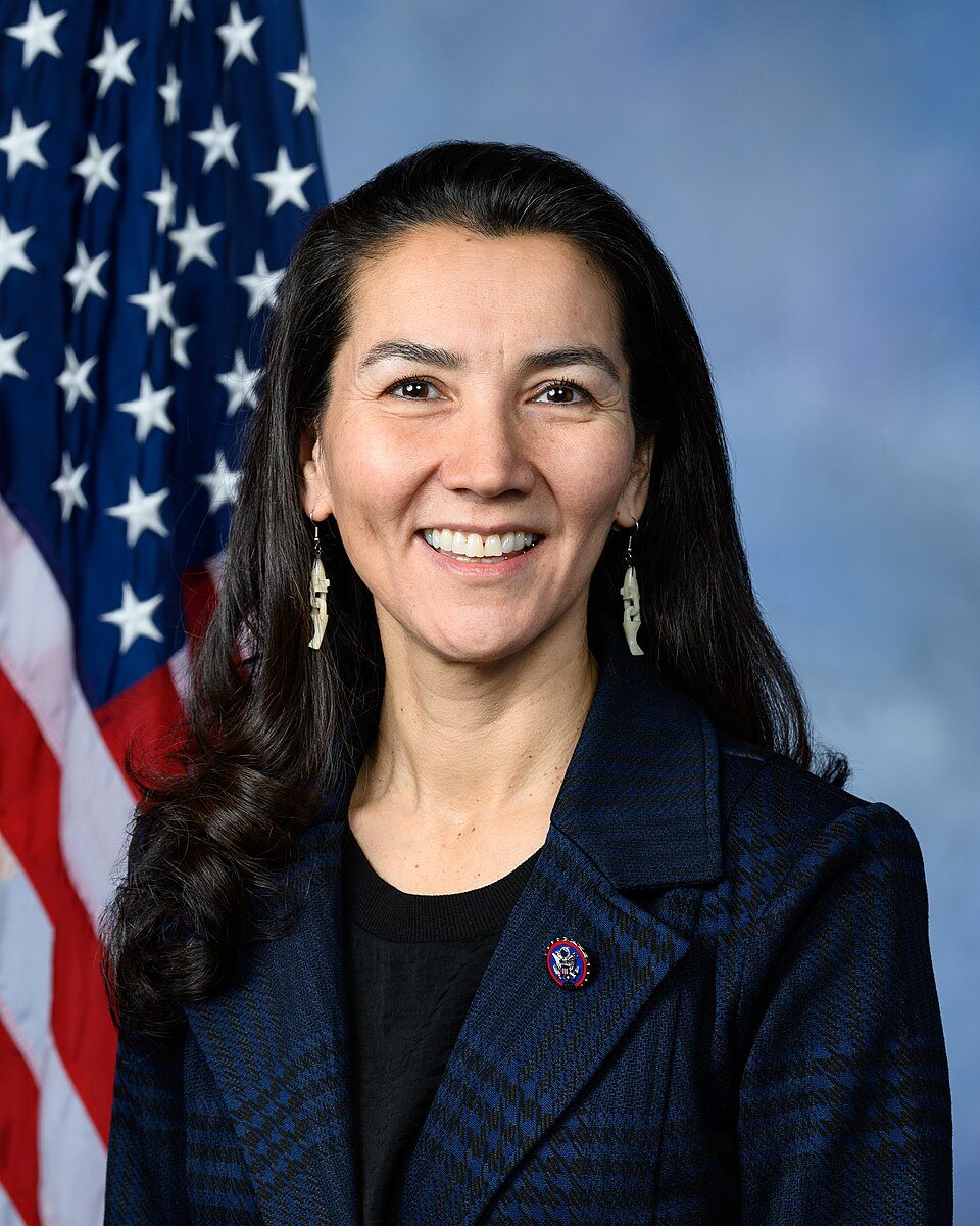 FILE PHOTO: Rep. Mary Peltola (D-AK) in her congressional member portrait.